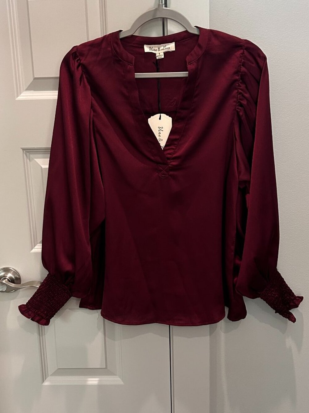 Vine & Love Wine Blouse